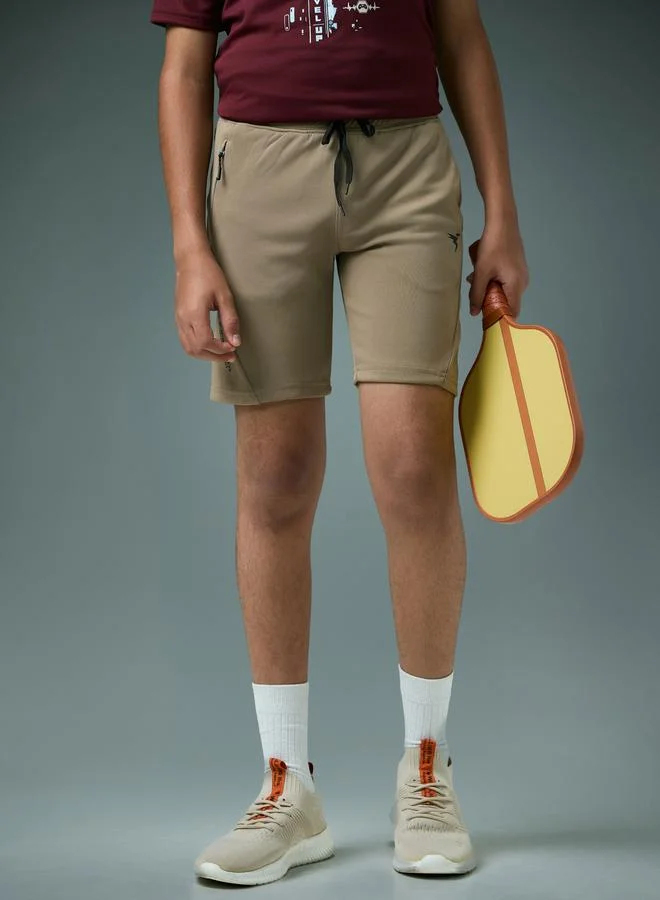Technosport  Boys Slim Fit Sports Shorts With Techno Guard for Men | Best Price UAE